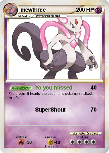 Pokemon mewthree