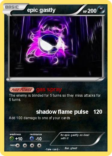 Pokemon epic gastly