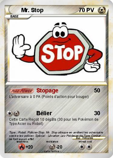 Pokemon Mr. Stop