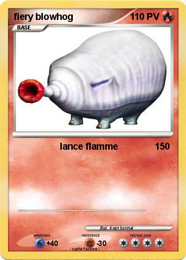 Pokemon fiery blowhog