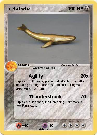 Pokemon metal whal
