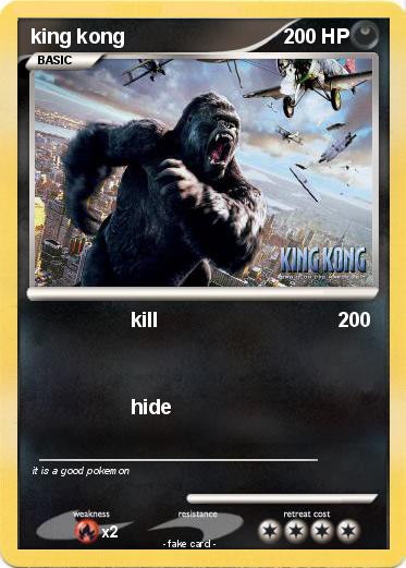 Pokemon king kong