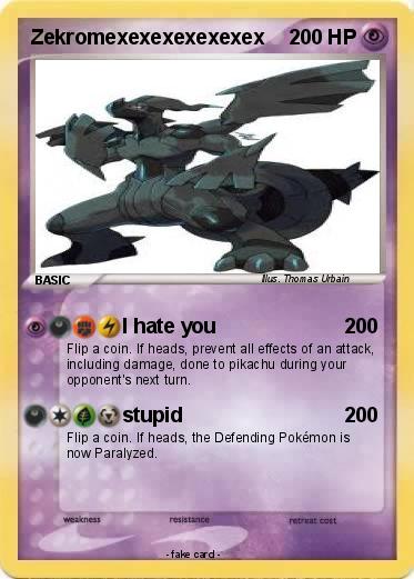 Pokemon Zekromexexexexexexex