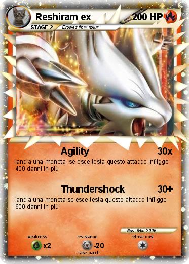 Pokemon Reshiram ex