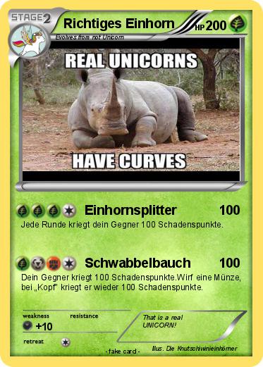 Pokemon Richtiges Einhorn