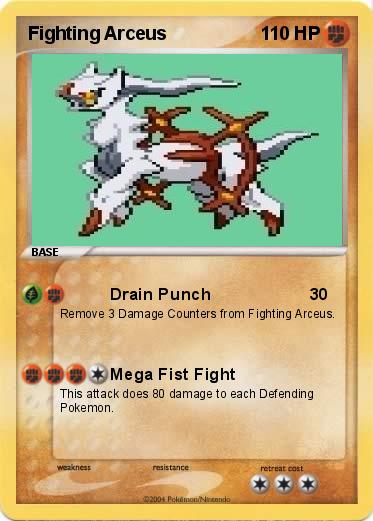Pokemon Fighting Arceus