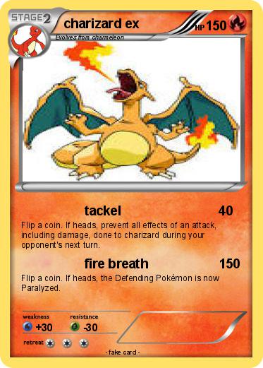 Pokemon charizard ex