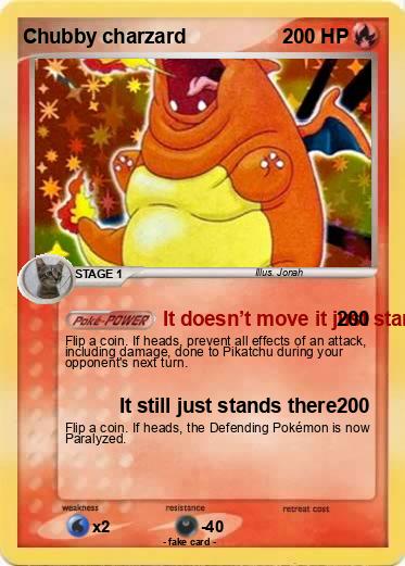 Pokemon Chubby charzard