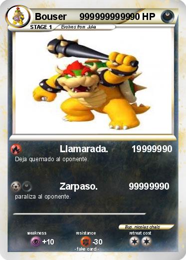 Pokemon Bouser     9999999999