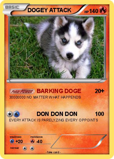 Pokemon DOGEY ATTACK