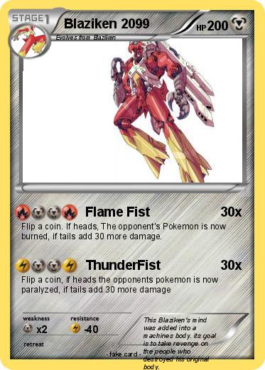 Pokemon Blaziken 2099