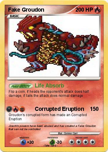 Pokemon Fake Groudon