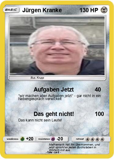 Pokemon Jürgen Kranke