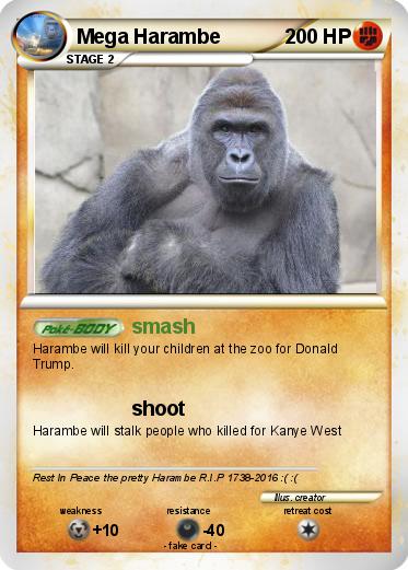 Pokemon Mega Harambe