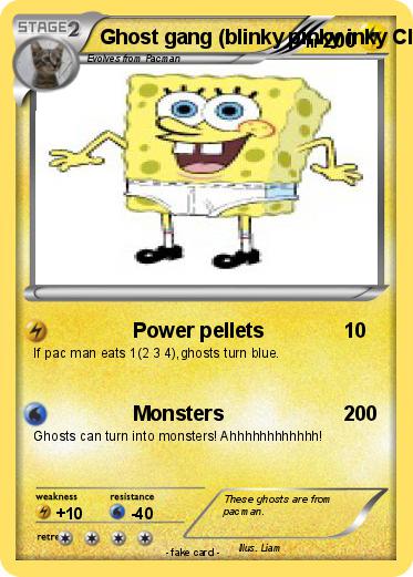 Pokemon Ghost gang (blinky pinky inky Clyde)