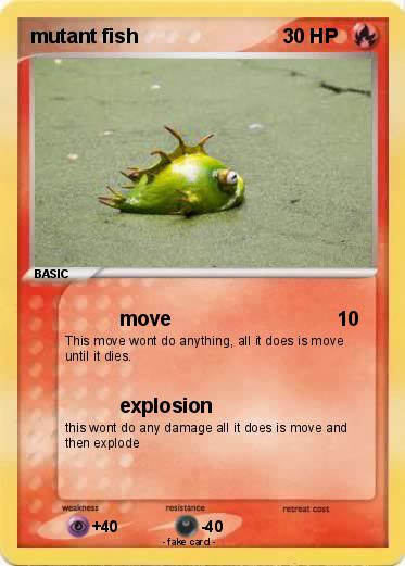 Pokemon mutant fish