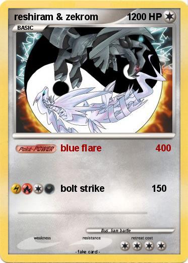 Pokemon reshiram & zekrom           1