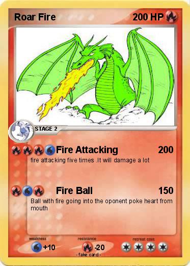 Pokemon Roar Fire