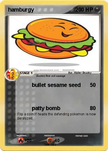 Pokemon hamburgy