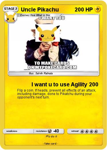 Pokemon Uncle Pikachu