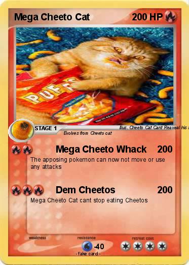 Pokemon Mega Cheeto Cat
