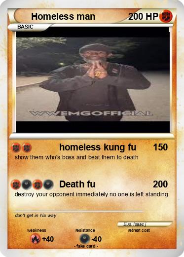 Pokemon Homeless man