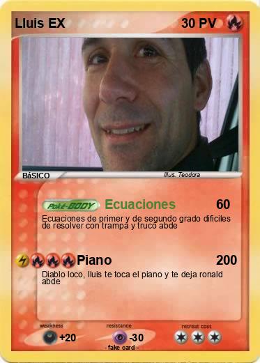 Pokemon Lluis EX