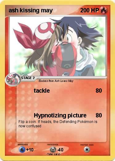 Pokemon ash kissing may