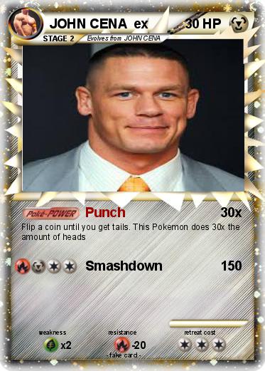 Pokemon JOHN CENA  ex