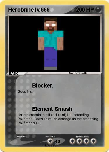 Pokemon Herobrine lv.666
