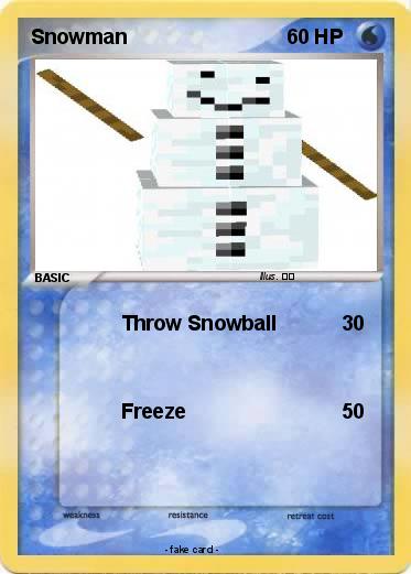 Pokemon Snowman