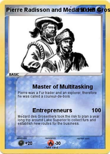 Pokemon Pierre Radisson and Médard des Groseilliers
