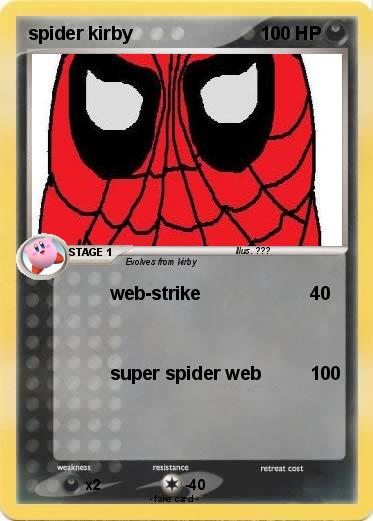 Pokemon spider kirby