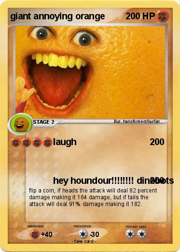Pokemon giant annoying orange