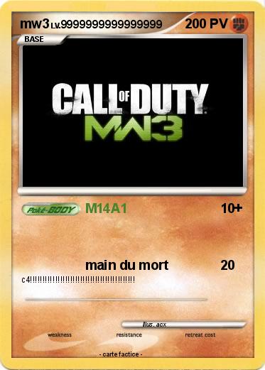 Pokemon mw3