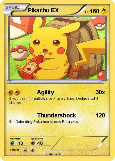 Pokemon Pikachu EX