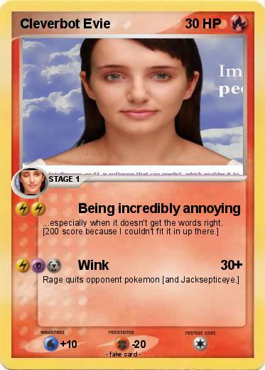 Pokemon Cleverbot Evie