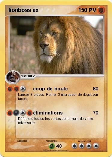 Pokemon lionboss ex