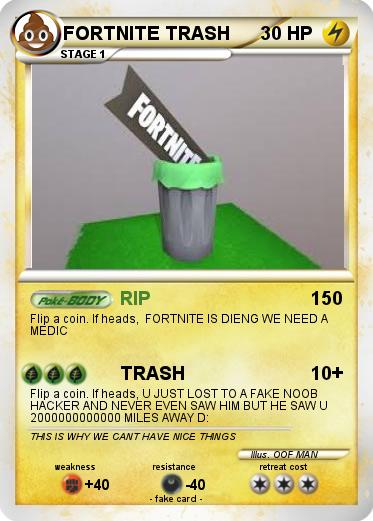 Pokemon FORTNITE TRASH