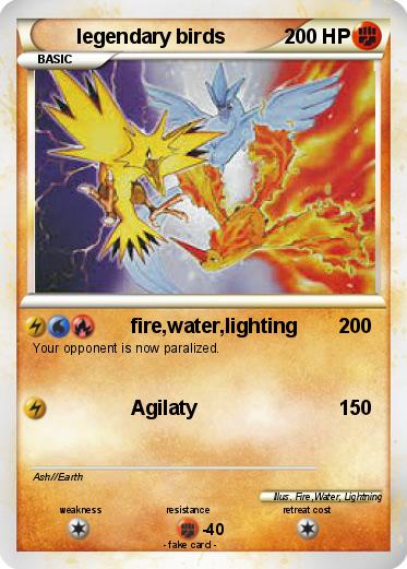 Pokemon legendary birds