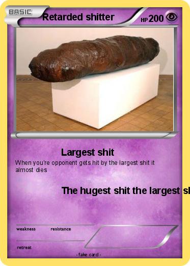 Pokemon Retarded shitter