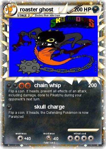 Pokemon roaster ghost