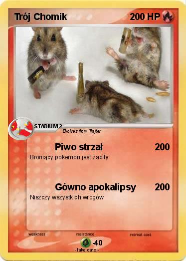 Pokemon Trój Chomik