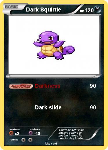 Pokemon Dark Squirtle
