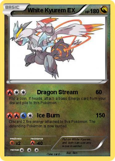 Pokemon White Kyurem EX