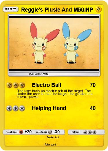 Pokemon Reggie's Plusle And Minun