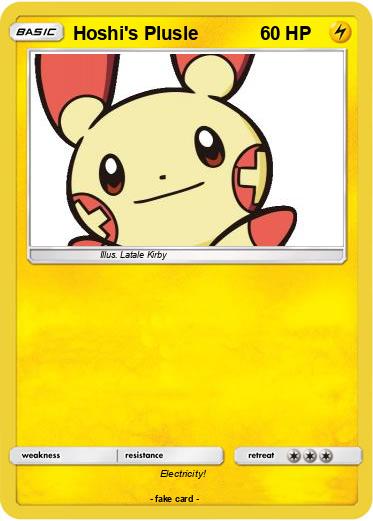 Pokemon Hoshi's Plusle