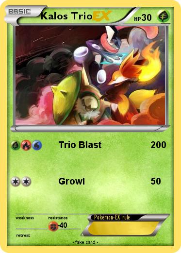 Pokemon Kalos Trio