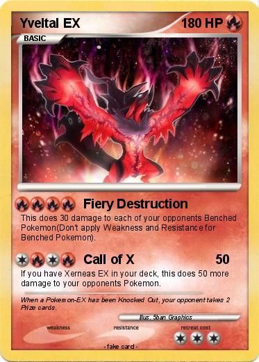Pokemon Yveltal EX