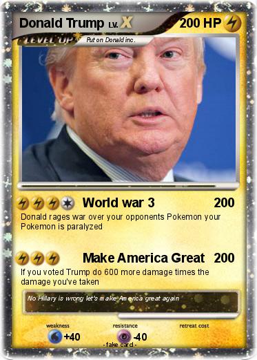 Pokemon Donald Trump